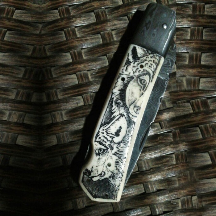 Hand Scrimshaw Work